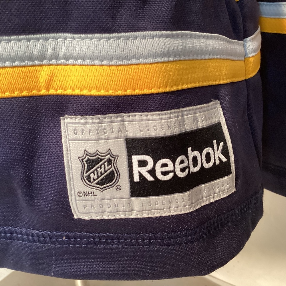 Reebok NHL Buffalo Sabers Hockey Jersey Hoodie Women’s Size Medium - Picture 3 of 14